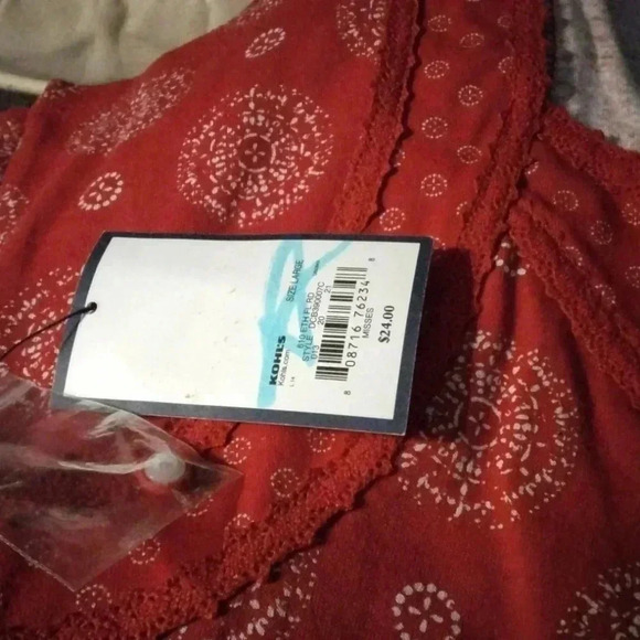 Croft & Barrow Summer Top L NWT - Picture 2 of 2